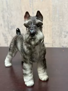 Shafford Japan Schnauzer Dog Porcelain Figurine 7" Tall #160 - Picture 1 of 6