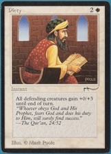 Piety (b Light) Arabian Nights NM White Common MAGIC CARD (ID# 241507) ABUGames