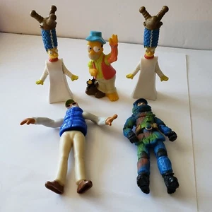 Lote de 5 juguetes de comida para niños Homer Simpson Marge Blue Bucks Wilden Lightfoot Toys - Imagen 1 de 8