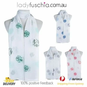 AU SELLER Syd Women Premium Soft Large Light Summer Face Neck Cute Horse Scarf - Picture 1 of 13