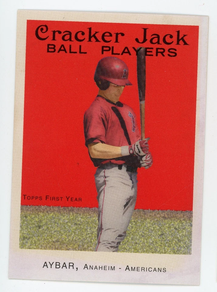 2004 Topps Cracker Jack Erick Aybar impresión corta SP novato #214 ángeles Foto 1 de 1