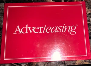Adverteasing The Game of Slogans Commercials and Jingles 1988 Free Ship - Picture 1 of 6