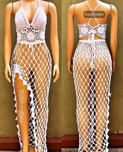 boho dresses for women Handmade Short Sundress Swimsuit - Picture 1 of 1