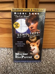 Murder She Purred (Demo Tape) NEW VHS Movie - Imagen 1 de 2