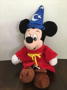 Walt Disney World Wizard Mickey Mouse 12” Plush - Picture 1 of 5