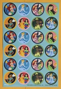 Disney Princess Sticker Sheet. - Picture 1 of 1