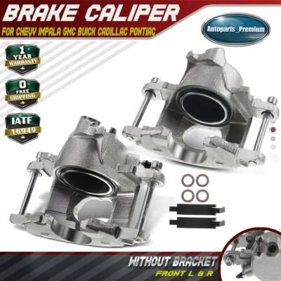 Pair Front Brake Calipers for Chevrolet Impala GMC Buick Cadillac Olds Pontiac - Image 1 of 4