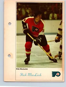 VINTAGE HOCKEY PHOTO 1970 SUN LIFE ACTION PLAYERS PHILADELPHIA RICK MacLEISH - Foto 1 di 2