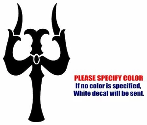 Trident of Shiva Graphic Die Cut decal sticker Car Truck Boat Window Wall 7" - Bild 1 von 3