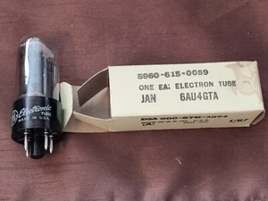 Válvula rectificadora de media onda General Electronic 6AU4-GTA - Imagen 1 de 8