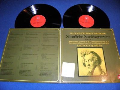 MENDELSSOHN - Complete String Quartets Vol.2 - BARTHOLDY QUARTETT - 2xLP BASF NM - Image 1 of 4