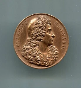 Médal Médaille ancienne J.François Regnard médal 1818 E. Dubois graveur - Imagen 1 de 2