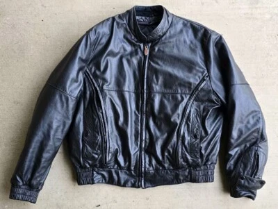 Vintage Men's First Gear Hein Gericke Leather Motorcycle Jacket XL  w/ Lining - Image 1 of 4