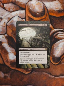 Magic the Gathering Underworld Connections #2 Hand Painted Custom MTG Alter - Picture 1 of 1