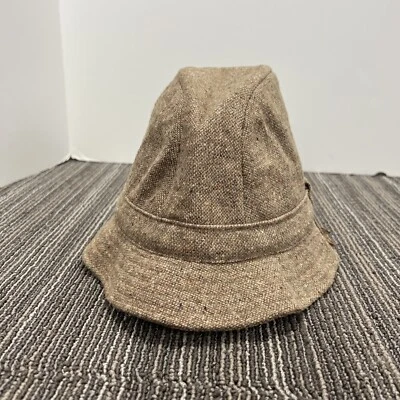 Sombrero Blarney irlandés vintage para hombre 7 1/4 59 tweed espiga tostado Foto 1 de 4