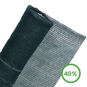 40% Schattiernetz in 2m Br. Sonnenschutz Laubschutz Gewächshausnetz Meterware - Bild 1 von 6