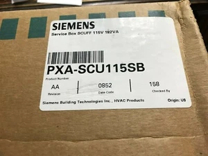 SIEMENS SERVICE BOX PXA-SCU115SB SCUFF 115V 192VA Nuovo - Foto 1 di 1