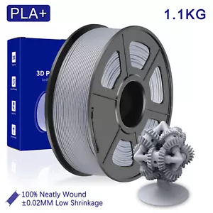 JAYO 1,1 KG PLA+ Silber 3D Drucker Filament 1,75 mm verzugsfrei bessere Haftung - Bild 1 von 8