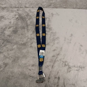 Notre Dame ND Cordino Porta Carte d'identità Stagione Ufficiale Doppia Faccia 19,5" - Foto 1 di 8