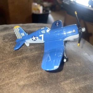 3.5” Disney Pixar Planes #7 Skipper Riley Diecast plane Toy Aircraft JW VF-17 - Picture 1 of 10