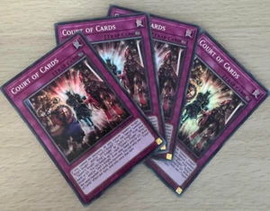 Yu-Gi-Oh! 4x Hof der Karten KICO-DE008 Königshof 1. Auflage - Bild 1 von 1