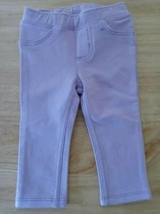 Jumping Beans Baby Girl Purple Jeggings/Size 12 months/NWT - Picture 1 of 7