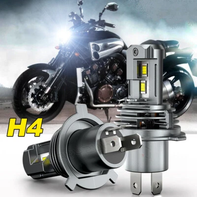 High Power HID LED Headlight H4 Bulbs Lights for Yamaha Vmax 1200 1991-2007 Bulb Foto 1 de 4