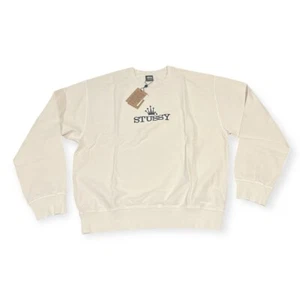 Stussy Glamour Pigment Dyed Crewneck Sweater Mens Size 2XL - Picture 1 of 2