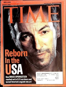 Time Magazine August 5, 2002 Bruce Springsteen FRONT COVER ONLY! - Picture 1 of 1