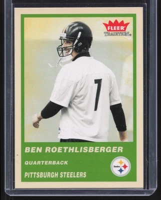 2004 Fleer Tradition #333 Ben Roethlisberger Green - Image 1 of 2