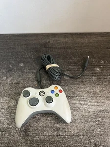 Offizieller Microsoft Xbox 360 kabelgebundener USB Controller weiß PC OEM getestet & funktionsfähig - Bild 1 von 5