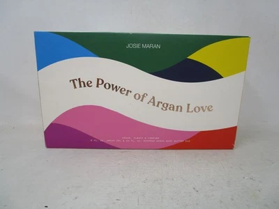 Josie Maran Power of Argan Love Box 8 oz aceite de argán 20 oz mantequilla batida dúo Foto 1 de 4