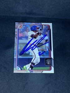 Cornelius Randolph 2015 Bowman Draft #66 Philacelphia Phillies Auto Signed Card - Picture 1 of 3