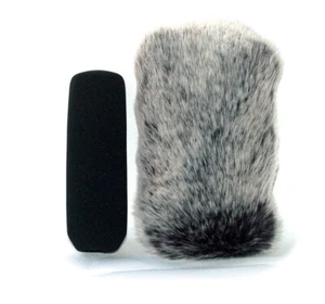 Shotgun Mikro Pelz Muff Windschutzscheibe für Sony ECM-NV1 ECM-CG1 ECM-XM1 Mikrofon - Bild 1 von 5