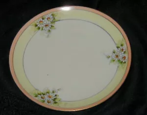 PIATTO VINTAGE STOUFFER DIPINTO A MANO CON MARGHERITA, DECORAZIONE FLOREALE, 6,5 POLLICI - Foto 1 di 3