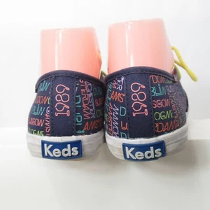 Taylor Swift TS 1989 Keds Shoes Sneakers Size 8 World Tour City Names MultiColor - Picture 1 of 14