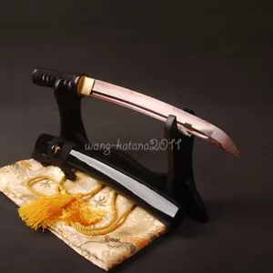 20"" Blutrot gefalteter Stahl japanischer Samurai Tanto Selbstverteidigung scharfes kurzes Schwert - Bild 1 von 12
