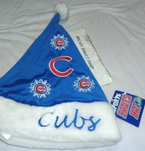 MLB Chicago Cubs Holiday Christmas Santa Hat 2007 Topperscot - Picture 1 of 2