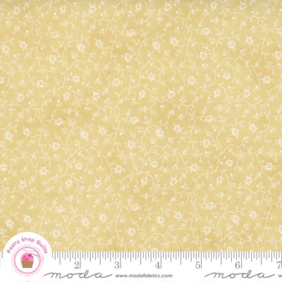 Moda PROMENADE 44285 26 Yellow Sunshine Floral 3 SISTERS Quilt Fabric - Image 1 of 4