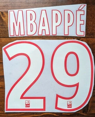Kit / Flocage PSG 2017 2018 Mbappé 29 Home - Photo 1/3