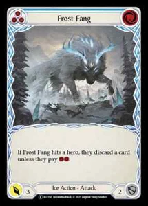 1x Frost Fang BLUE - NM - Tales of Aria - Flesh and Blood Rare - Picture 1 of 1