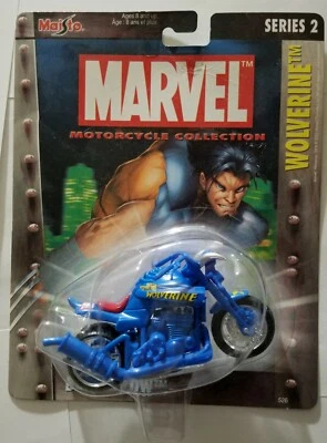 NEW WOLVERINE DIE CAST MOTORCYCLE BUFF N' LOW ULTIMATE MARVEL 2ND SERIES 1/18 #1 - Image 1 of 2