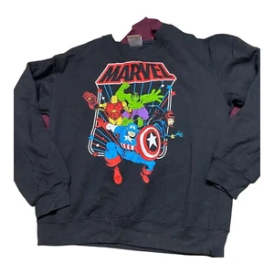Marvel Avengers Graphic Print Crew Neck Pullover Sweatshirt Size M - Picture 1 of 7