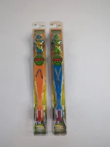 Teenage Mutant Ninja Turtles Zooth Brush TMNT Toothbrush 2004 Leo Michelangelo - Picture 1 of 4