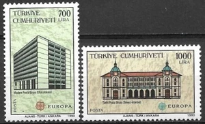 Türkei 1990 Yvert 2634/35 Europa CEPT Architektur postfrisch ss - Bild 1 von 1