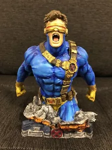 MARVEL X Men CYCLOPS Comic style custom Hand Painted Bust - Picture 1 of 5