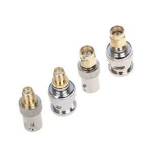 4X SMA to BNC Connectors Male Female Plug Jack RF Coax Coaxial Adapter Converter - Picture 1 of 10
