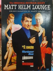 MATT HELM LOUNGE DVD DEAN MARTIN SILENCERS MURDERER'S ROW AMBUSHER WRECKING CREW - Picture 1 of 5