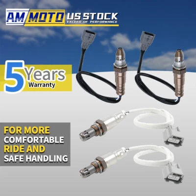 4X Upstream+Downstream Oxygen Sensor Set For 2014-2017 INFINITI Q50 3.7L V6 Foto 1 de 4