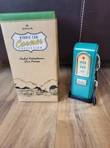 Vintage 1997 Hallmark Kiddie Car Corner Collection Pedal Petroleum Gas Pump - Picture 1 of 5